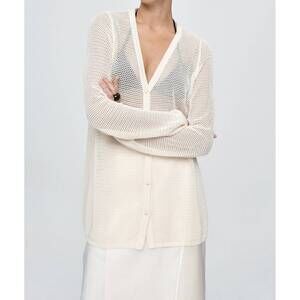 NEW MARLE calla cardigan in ivory